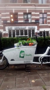 Plukspullen opgehaald zonder auto en op de fiets. Cargobike zoals bedoeld